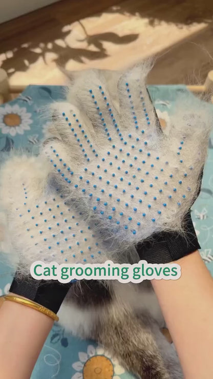Magical Pet Grooming Glove – No More Pet Hair Mess!